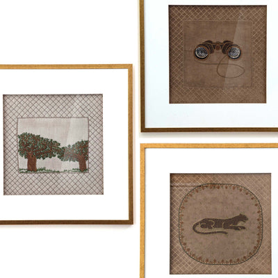 Set of 3 - Ranthambore Wall Art Collage - A