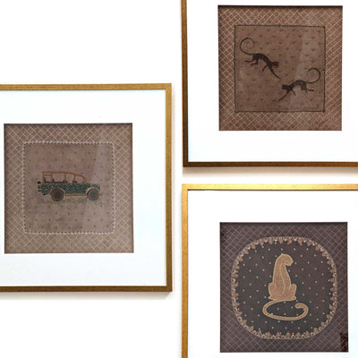 Set of 3 - Ranthambore Wall Art Collage - D