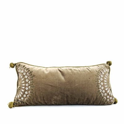 Drawing inspiration from the middle east, we created the Kilim Collection from rich velvets, flower motifs and intricate applique and embroidery work