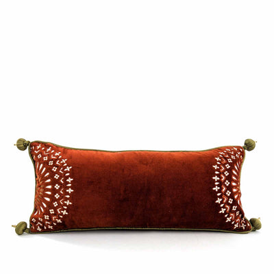 Drawing inspiration from the middle east, we created the Kilim Collection from rich velvets, flower motifs and intricate applique and embroidery work
