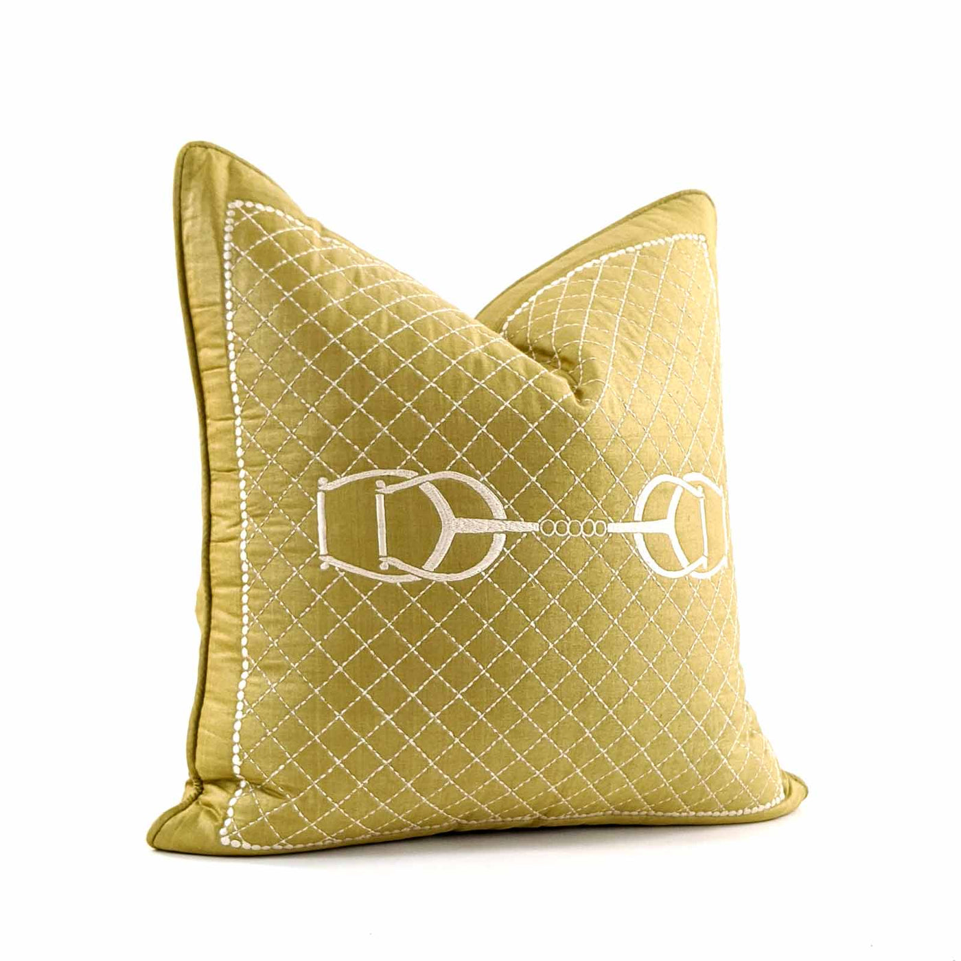 Quilted HorseBit Olive Medium 18"