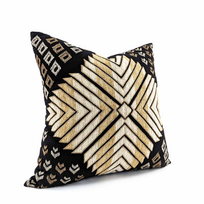 Phulkari Black Insignia Cushion Medium 18"