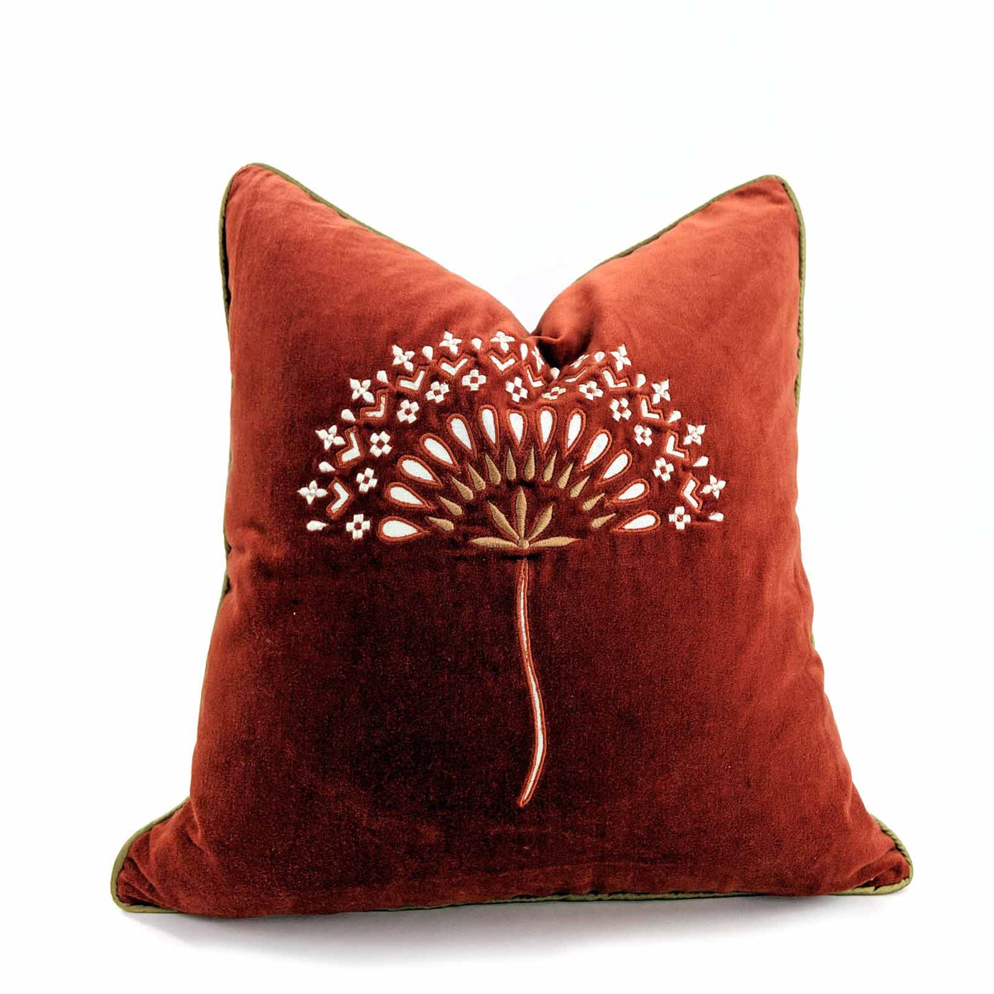 Drawing inspiration from the middle east, we created the Kilim Collection from rich velvets, flower motifs and intricate applique and embroidery work