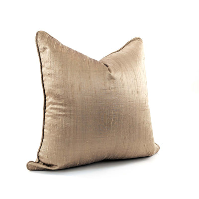 Dupion Champagne Cushion Large 21"