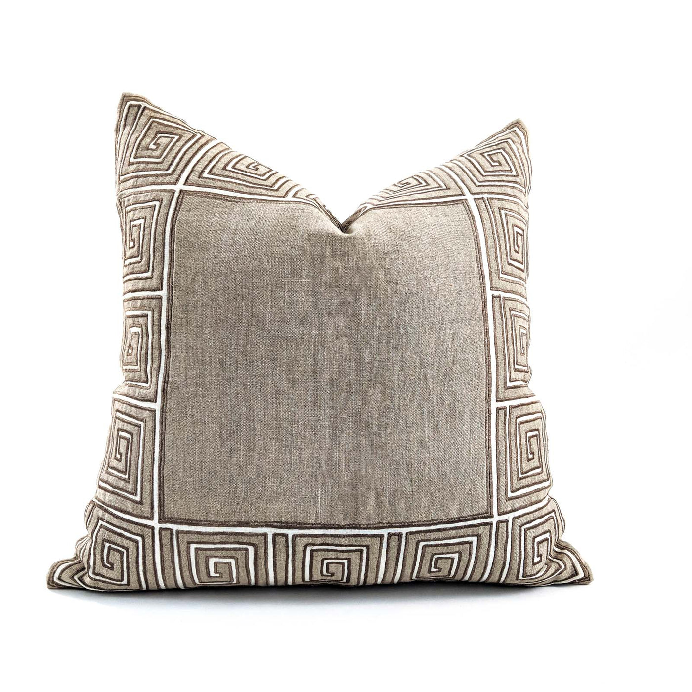 Geometric beauty. The Maze Design keeps it simple with bold borders and exquisite hand cutwork