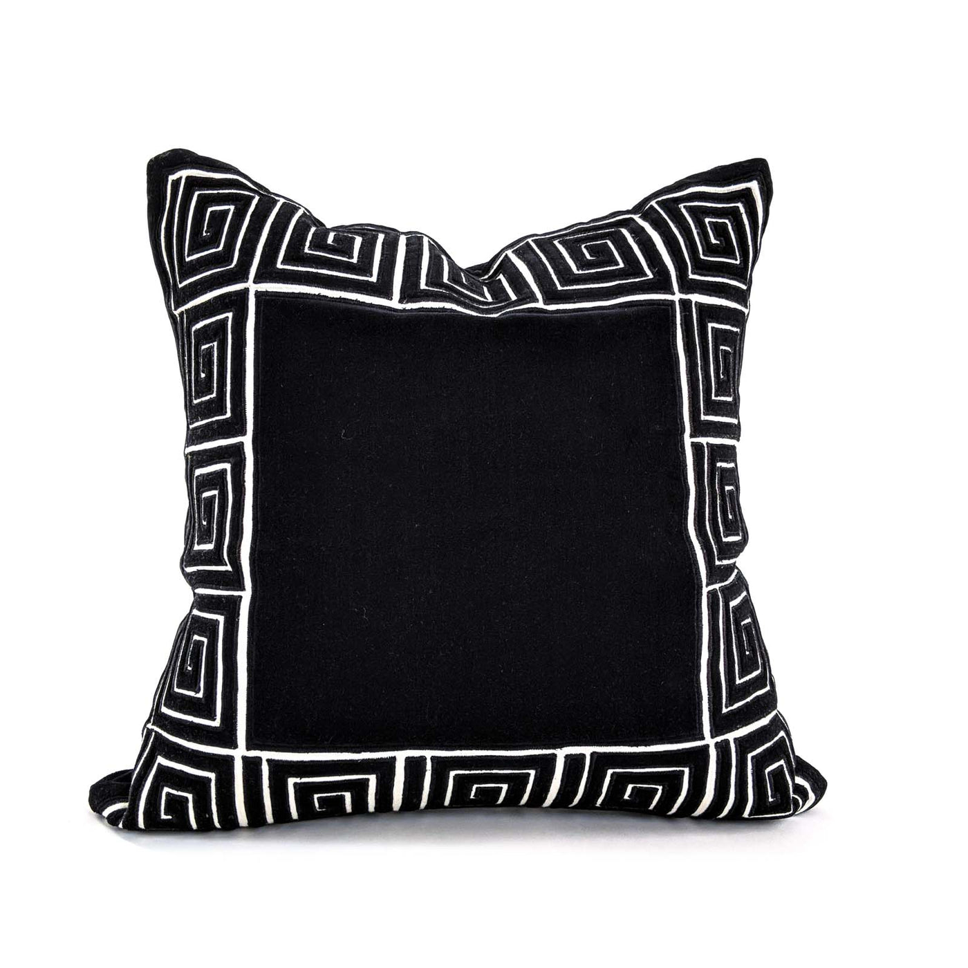 Geometric beauty. The Maze Design keeps it simple with bold borders and exquisite hand cutwork