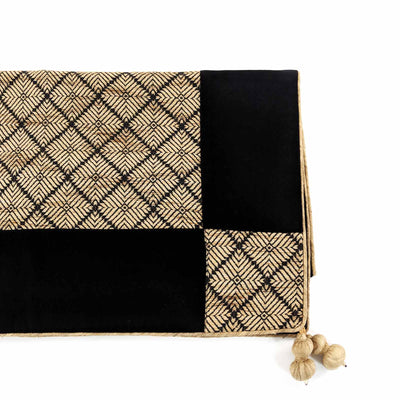 The Phulkari tradition of Punjab, presented in a modern palette in an ageless geometric layout