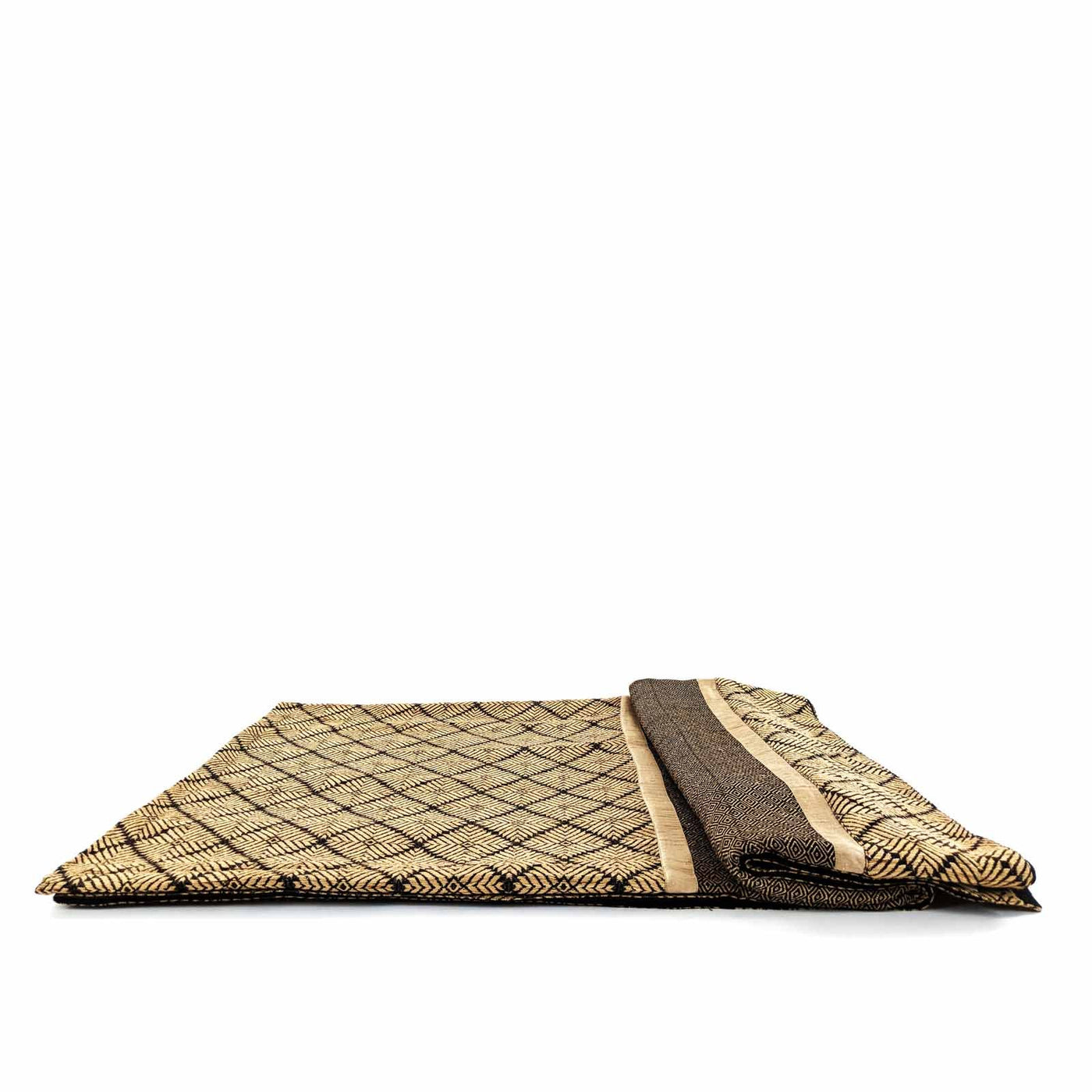 The Phulkari tradition of Punjab, presented in a modern palette in an ageless geometric layout