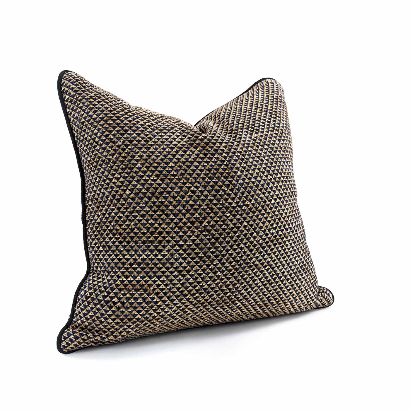 Pyramid Cobalt Weave Cushion Medium 18"