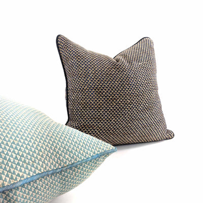Pyramid Cobalt Weave Cushion Medium 18"