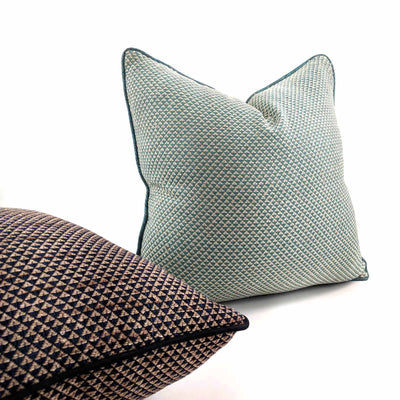 Pyramid Ice Blue Weave Cushion Large 21"