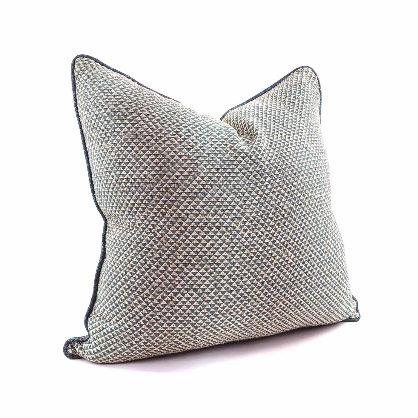 Pyramid Ice Blue Weave Cushion Large 21"