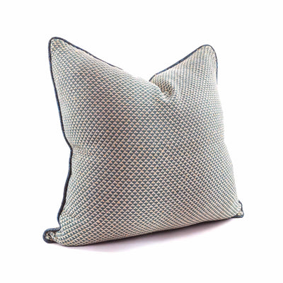 Pyramid Ice Blue Weave Cushion Large 21"
