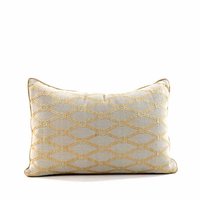 A bold weave, the metal horsebit, hand quilting and leather accents bring Equestrian Lifestyle effortlessly into the living area