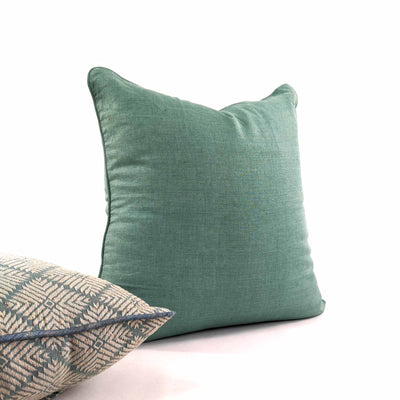 Herringbone Twill Aqua Medium 16"