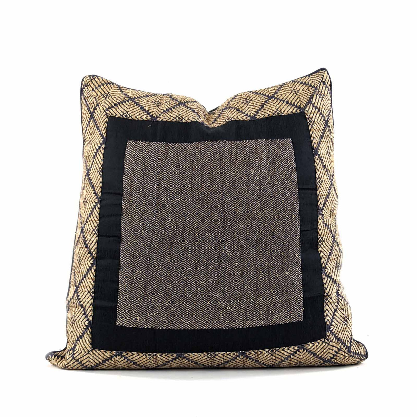 The Phulkari tradition of Punjab, presented in a modern palette in an ageless geometric layout