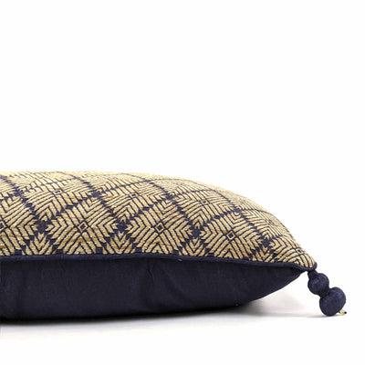 Phulkari Cobalt Floor Cushion XL 30"