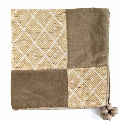 The Phulkari tradition of Punjab, presented in a modern palette in an ageless geometric layout. Coming from the northern region of India known for its farming and vibrant culture, Phulkari is a rural tradition of handwork that is inspired by flowers.

The Phulkari Collection has been a classic of Bandhini Home since its first interpretation in 1988. Since then, the collection has evolved numerous times - What has remained is its iconic look of rustic elegance.