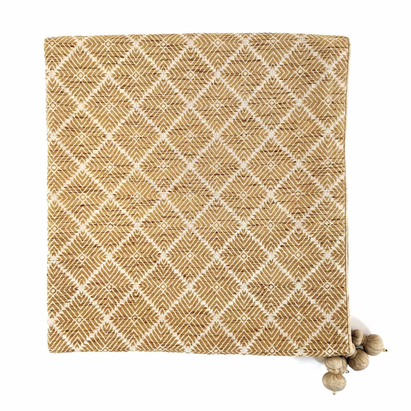 The Phulkari tradition of Punjab, presented in a modern palette in an ageless geometric layout