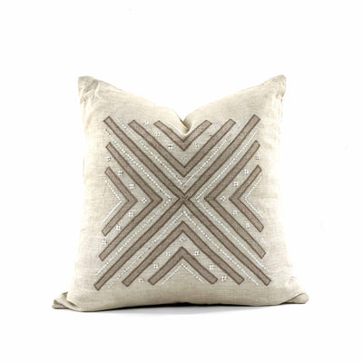 The Phulkari tradition of Punjab, presented in a modern palette in an ageless geometric layout
