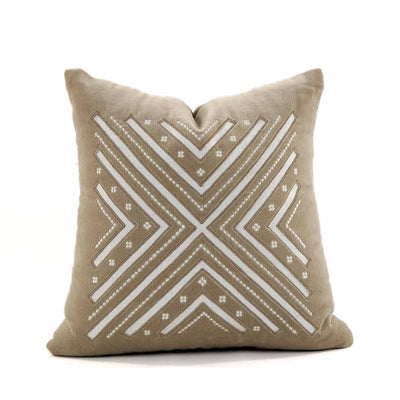 The Phulkari tradition of Punjab, presented in a modern palette in an ageless geometric layout