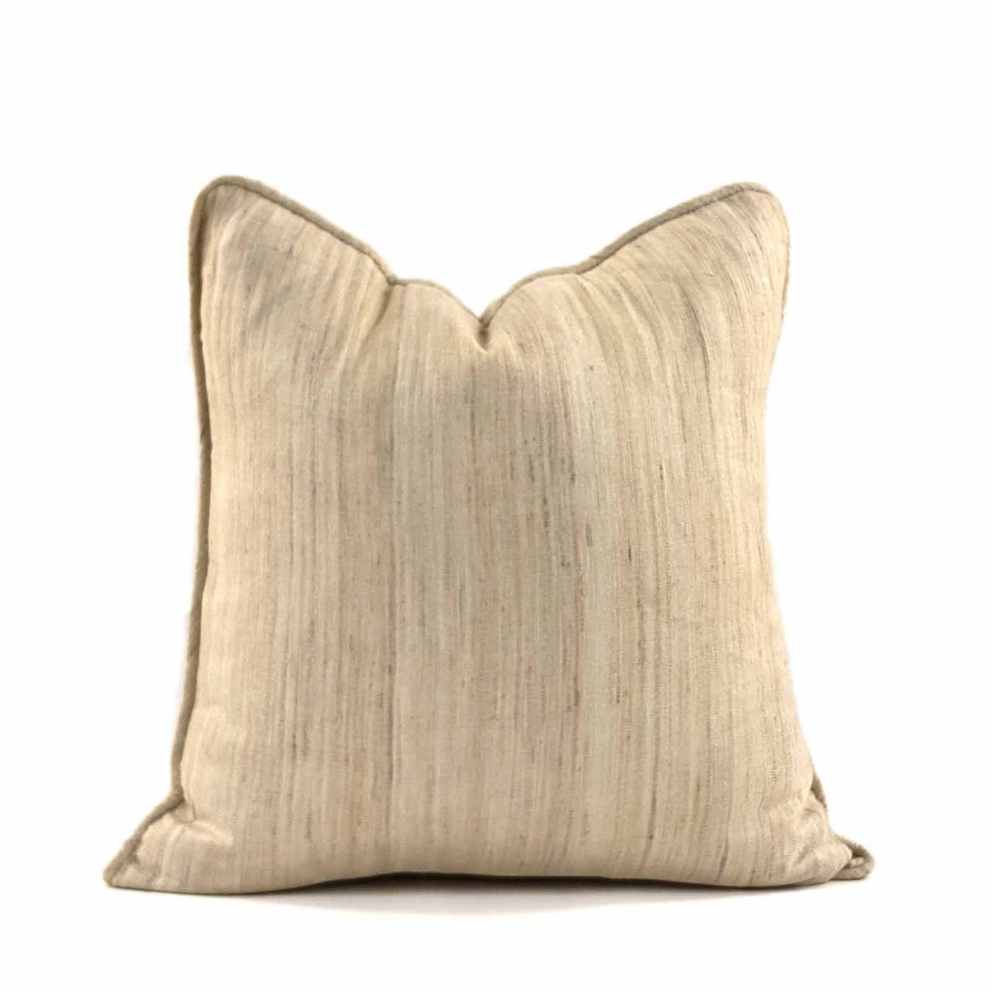 Tussar Silk, woven in bespoke colorways makes for rustic elegance. Excellent for color blocks in your décor