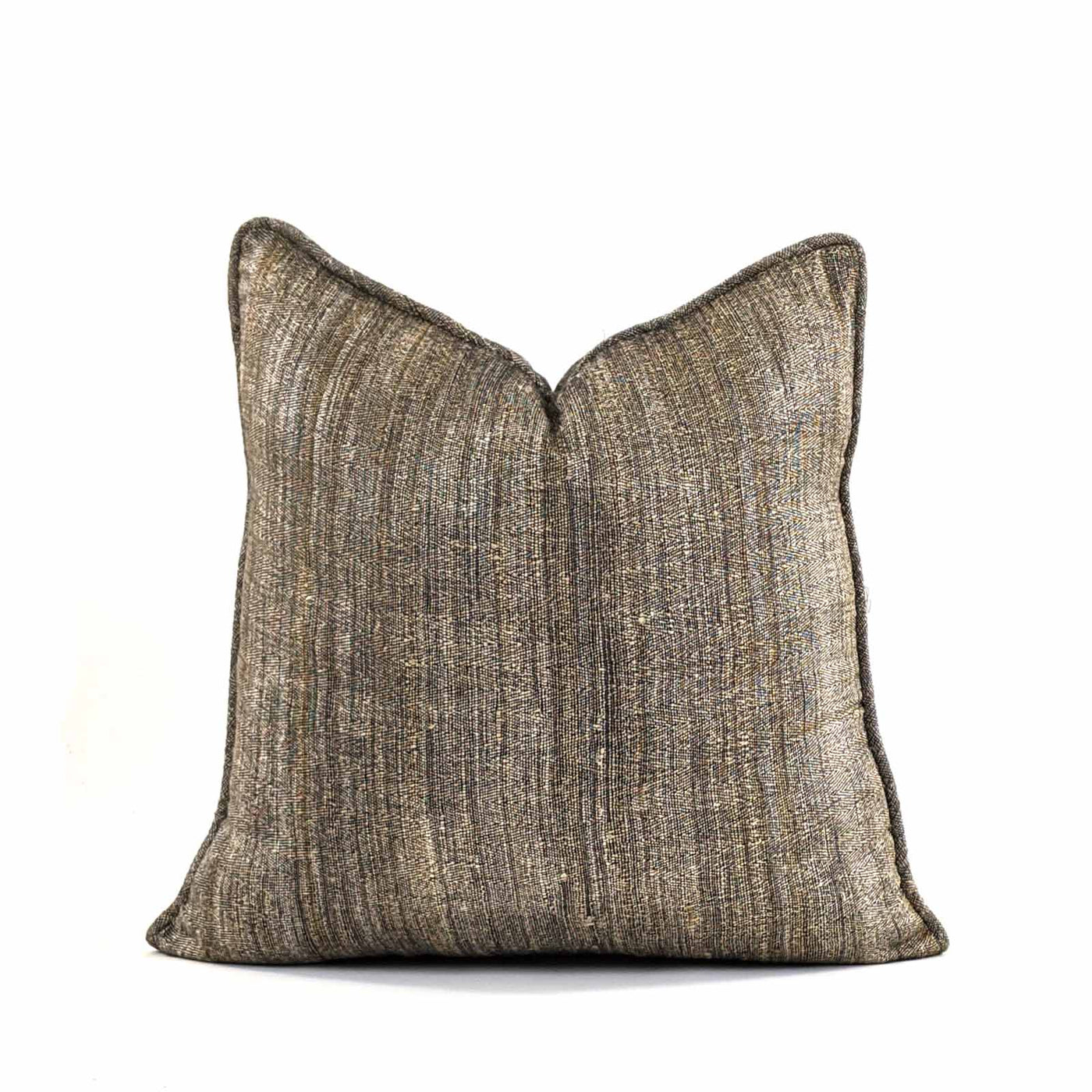 Tussar Silk, woven in bespoke colorways makes for rustic elegance. Excellent for color blocks in your décor