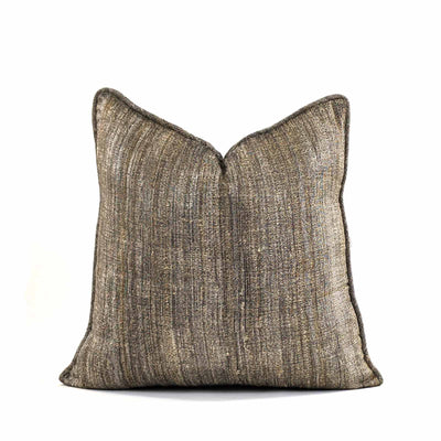 Tussar Silk, woven in bespoke colorways makes for rustic elegance. Excellent for color blocks in your décor