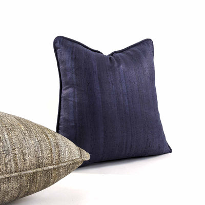Herringbone Twill Navy Medium 16"