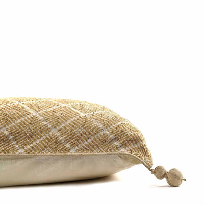 Phulkari Natural Floor Cushion XL 30"