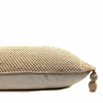 Phulkari Natural Floor Cushion XL 30"