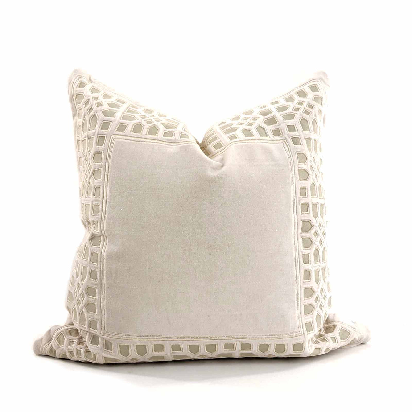 Grids and Borders. Create a textural look with crisscrossing grids, or a confident sense of luxury with bold borders