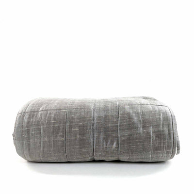 Quilted Bed Spread Silver Large 96"