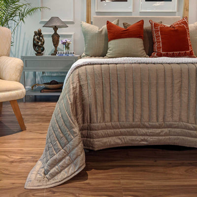Our Quilted Bed Spreads are filled with dual layers of high quality cotton to give them a fluffy wholesome feel