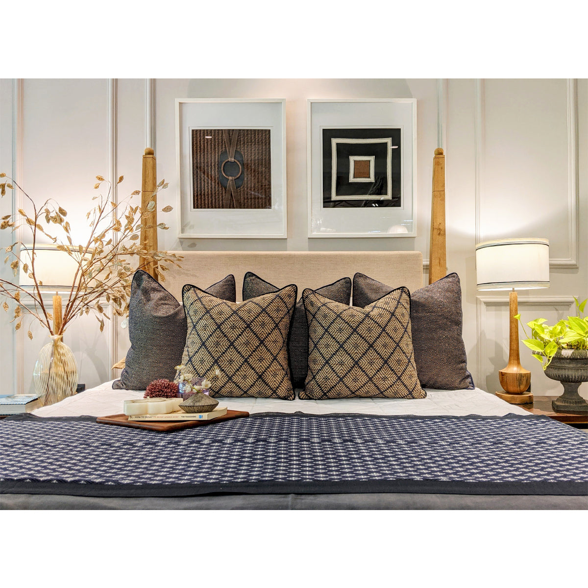 Phulkari Cobalt Bedding